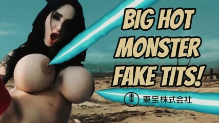 Big Hot Monster Fake Tits! A Compilation