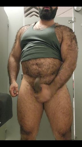 Nothing like a post workout wank!