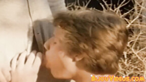 Stud gives his man a blowjob & has his butt raw fucked