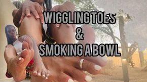 Toe Wiggling and Smoking a Bowl
