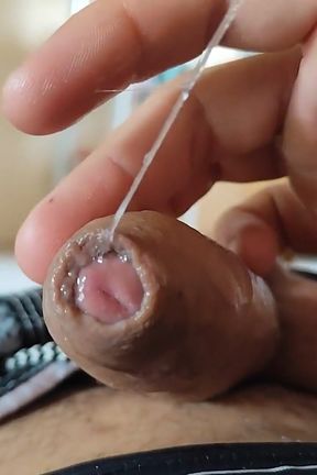 Extreme Precum From Straight Stepdaddy Before Load