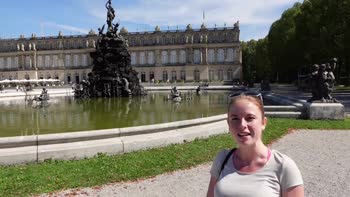 Mia Adler's Sperm Fountain Frenzy at Bavarian Herrenchiemsee Castle
