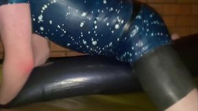 Humping waterbed tube in latex