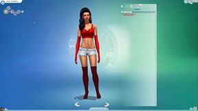 SEXIEST character in Sims 4 with MOANS (jerk off challenge) 4K
