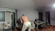 Jack Masturbating by the Sea at Night & Lamplight Cumshot - VR version available