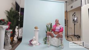 Bts - Addison Playful and Sensual Photoshoot!