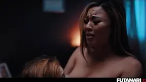 Hot Dick-Having Maid Secretly Seduces Boss's Curvy Wife at Night