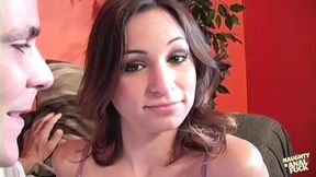 Brunette's gaping ass leads to A2M feeding