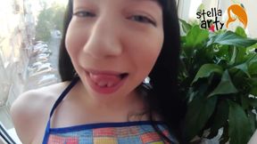 Hot Asian Housekeeper&#039;s неприличный домовой сюрприз в HD