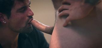 DILF gets horny and intimate with one of the guys from office