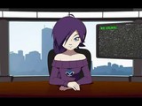 Zone Tan sex clip with a raunchy cartoon girl getting nailed by sex machines