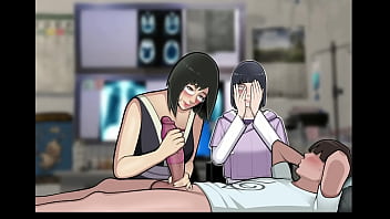 Jogo porn&ocirc_ de Naruto e Boruto filho adotivo da Hinata virgem do pau grande tenta foder ela.
