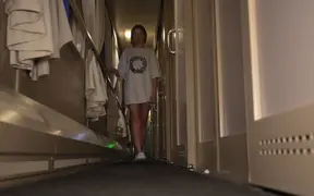 College GF makes horny love to stranger during wild train ride