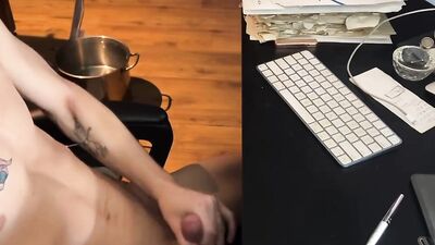 TWINK BOY & CUM SHOW & ANAL PLAY (KEEP WATCHING)