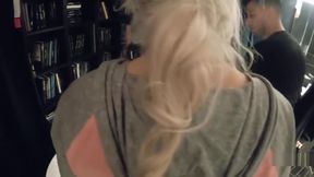 IKEA #5 Risky Public Blowbang in IKEA Kate Truu vs three guys I swallow all