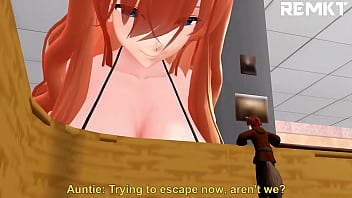 (MMD Giantess) Red Riding Hood's Visit
