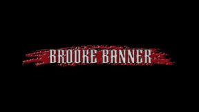 Brooke Banner Throws Her Head Back And Catches Cum With Her Tits