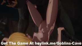 Goblins Cave Nightmare – MILF Captured & Doggy-Fucked in Relentless Anal Gangbang!