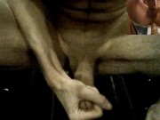 The long lost 2nd camera footage from "Bigtallman Fuck's A 9 Inch Dildo"