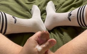 Nice Quickie in Great Adidas-socks