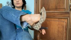 Dangling High Heels While I Ignore You