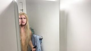 Crossdresser Fixing Filthy Periwig