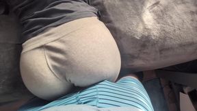POV Wife Twerking and Grinding in Sweatpants