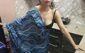 Indian Desi Bhabhi Fucked Hard by Her Brother-in-law in Kitchen