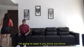 Hot Latina MILF convinces Leo Wild to watch her fuck young Timy