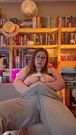 Saera Sins Solo Squirt Session In Grey Sweatpants