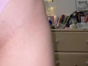 College Student Gives Strip Tease for OnlyFans