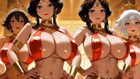 Compiltaion of brain damaged ai cocksluts having fun on real big dicks