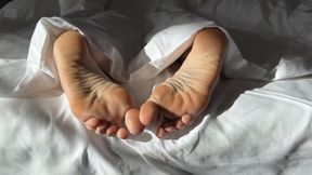 You Wake Up Under My Feet: Ignored POV Soles, Wiggling Toes & Morning Tease
