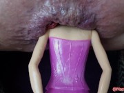 Giantess pussy and anal vore - Barbie doll preview