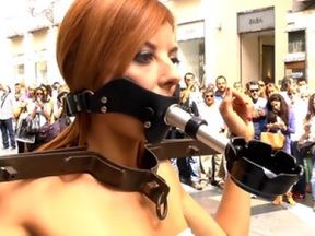 Gorgeous spanish model Bianca Resa is bound in Madrid