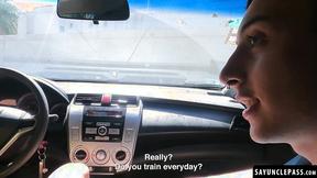 ”Horny Uriel Simon gets to taste his driver Fer Froma thick prick”