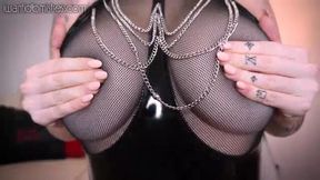 Crazy for my big tits - femdom pov - blondes - goddess worship - JOI - Tits obsession - curvy mistress - female domination