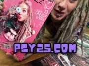 Tattoo goth girl Anuskatzz NEW CALENDAR 2025 now available at psy25 dot com - limited stock