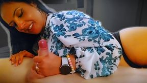 Ruined Orgasms Cock Slapping before bed: Matriarch Ezada Sinn teases Her lover in bed