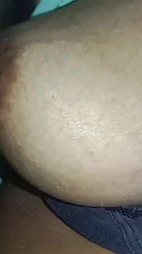 I Went to My Aunt's House and Saw That She Was Tying a Saree and Was Very Beautiful. Then We Held Her Breasts and Shared a Kiss.