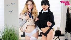 Luring Alex and Aria's pornstar dirt