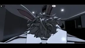 Femboy Bunny Bends Over for Alphas Thick Cock — Hot Gay Furry Passion 18+