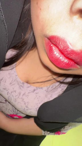 Horny Girl Brush her teeth after go to collage because sometimes ago she got rough fuck from stepdad