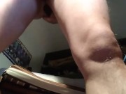 BOY JERKING HARD BIG COCK