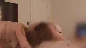 Two hot college roommates take turns hammering their male slave throbbing