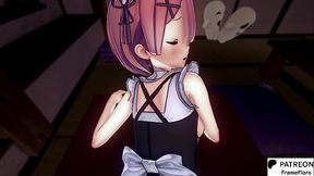 Ram x Felix Anime Re Zero Hentai Animation