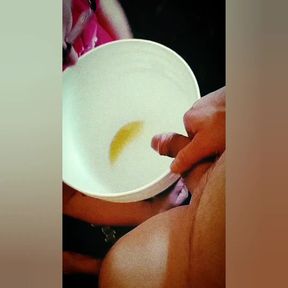 Nasty BBW Takes Mick Stabbers Piss in Her Mouth
