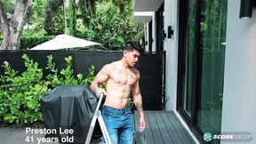 Preston Lee asks a young guy to fix her light  Moments later she