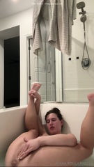 Alana Rose Pleasures Herself In The Bathtub