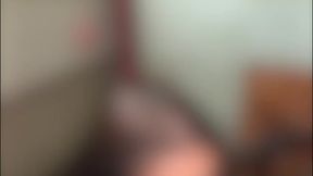 Cheating Latin wife gives hot blowjob in office emergency stairwell